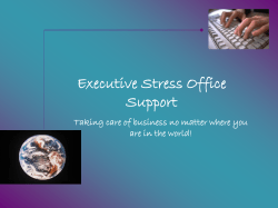the virtual assistant industry - Executive Stress Office Support
