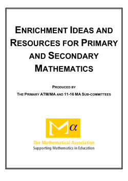 enrichment ideas and resources for primary and secondary