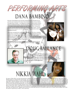 Doug Ballance holds a BA in Interdisciplinary Arts