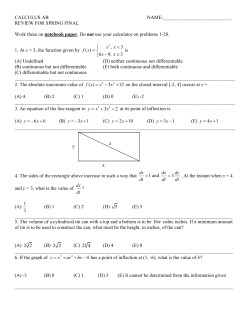 calculus bc - Fort Bend ISD