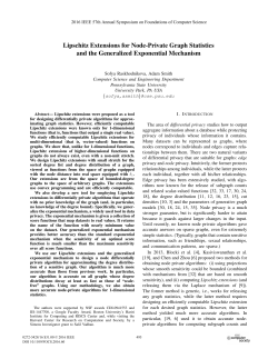 Lipschitz Extensions for Node-Private Graph Statistics and