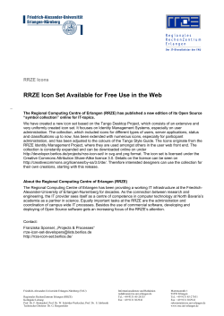 RRZE Icon Set Available for Free Use in the Web