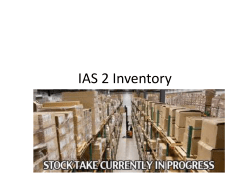 IAS 2 Inventory - the Business Notes Wiki!