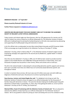 Leinster and Ireland Rugby star Dave Kearney lines out to become