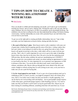 7 tips on how to create a winning relationship with buyers