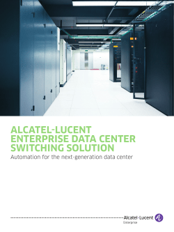Data Center Switching Solution