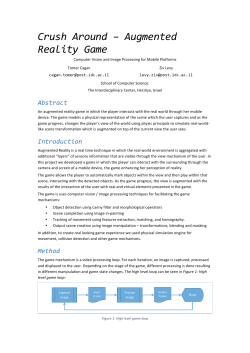 Crush Around &ndash; Augmented Reality Game