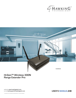 Hi-Gain&trade; Wireless 300N Range Extender Pro
