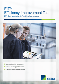 EITTM Efficiency Improvement Tool