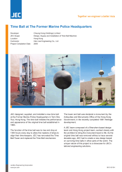 Time Ball at The Former Marine Police Headquarters