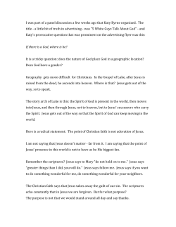 May 2013 - Sonoma UMC