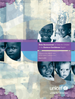 Review of Available Data for UNICEF MICS4 Indicators