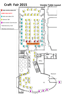 Craft Fair 2015 &ndash; Layout - Nikkei National Museum and Cultural