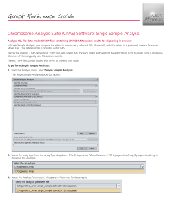 Chromosome Analysis Suite (ChAS)