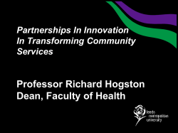 Slide 1 - Leeds Beckett University