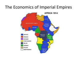 Economics of Empires Imperialism