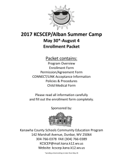 2017 KCSCEP/Alban Summer Camp