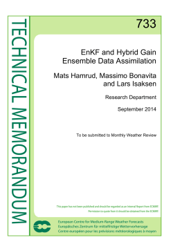 EnKF and Hybrid Gain Ensemble Data Assimilation