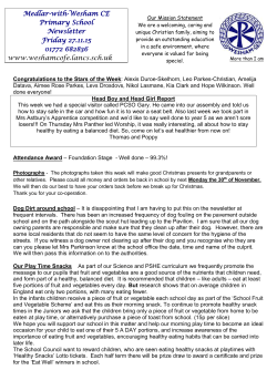 27.11.2015 - Medlar with Wesham Church of England Primary School
