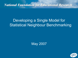 powerpoint format - National Foundation for Educational Research