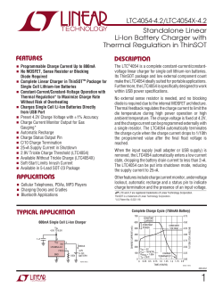 LTC4054-4.2 - Linear Technology