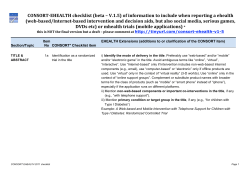 CONSORT-EHEALTH checklist 20110401-nopg