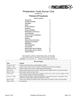 Pinelanders Youth Soccer Club