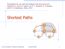 Shortest Paths