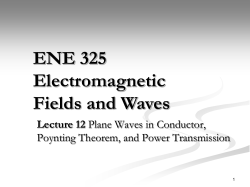 ENE 429 Antenna and Transmission Lines