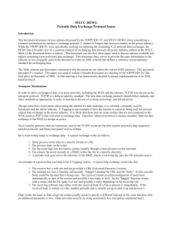 Periodic Data Exchange Protocol Issues
