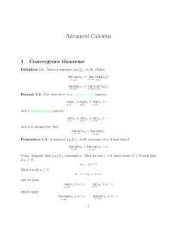 Advanced Calculus