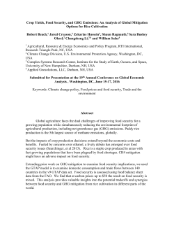 Modeling Marginal Biophysical Responses to Assess Cropland