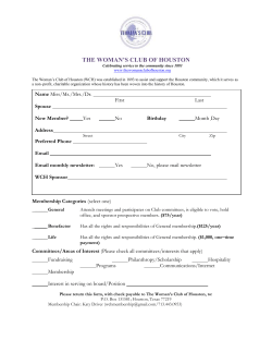 File - The Woman`s Club of Houston