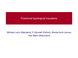 Fractional topological insulators
