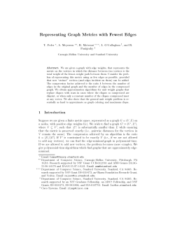 Representing Graph Metrics with Fewest Edges
