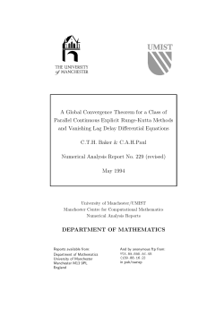 A Global Convergence Theorem for a Class of Parallel Continuous