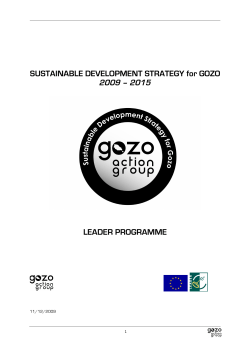 Gozo Local Development Strategy