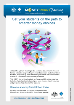 Set your students on the path to smarter money choices