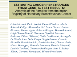 estimating cancer penetrances from genetic test results
