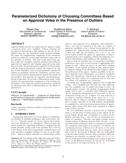 Parameterized Dichotomy of Choosing Committees