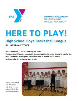 High School Boys Basketball League