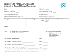 Automotive Material Change Management