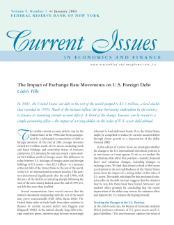 The Impact of Exchange Rate Movements on US Foreign Debt