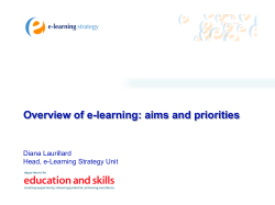 Leading sustainable e-learning Supporting innovation in teaching