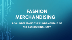 Fashion Merchandising