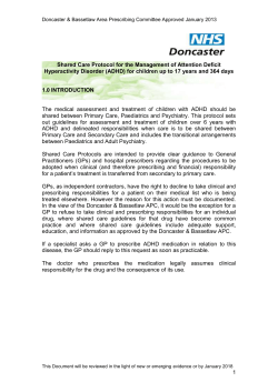 Protocol - Doncaster LMC