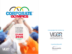 CORPORATE OLYMPICS SCORING SYSTEM 50