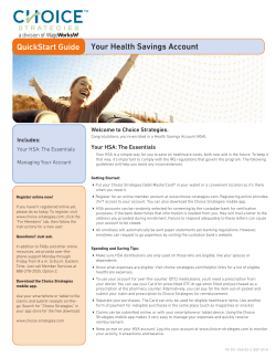 QuickStart Guide QuickStart Guide Your Health