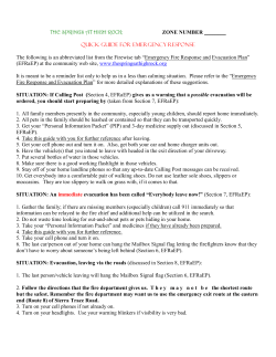 Quick Guide to Emergency Response