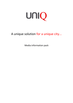 A unique solution for a unique city
